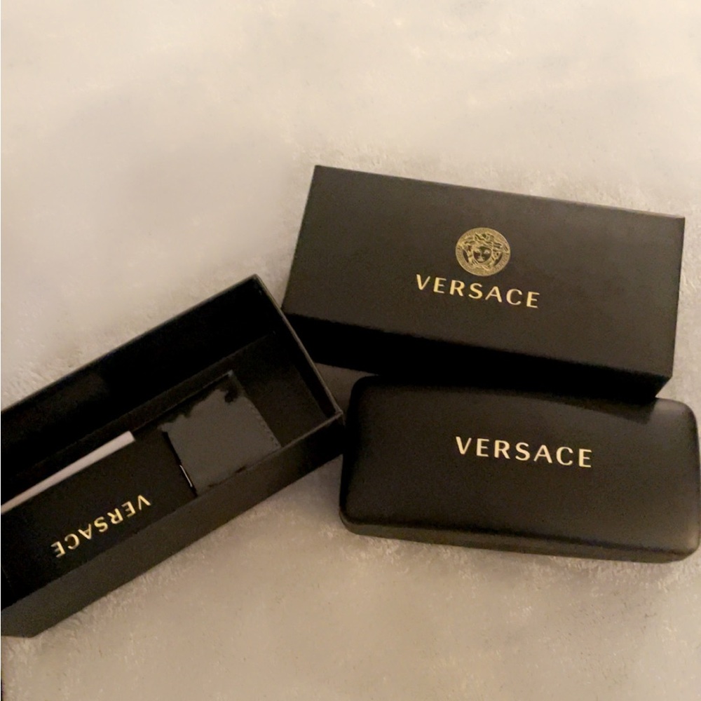 Versace Black Sunglasses Case